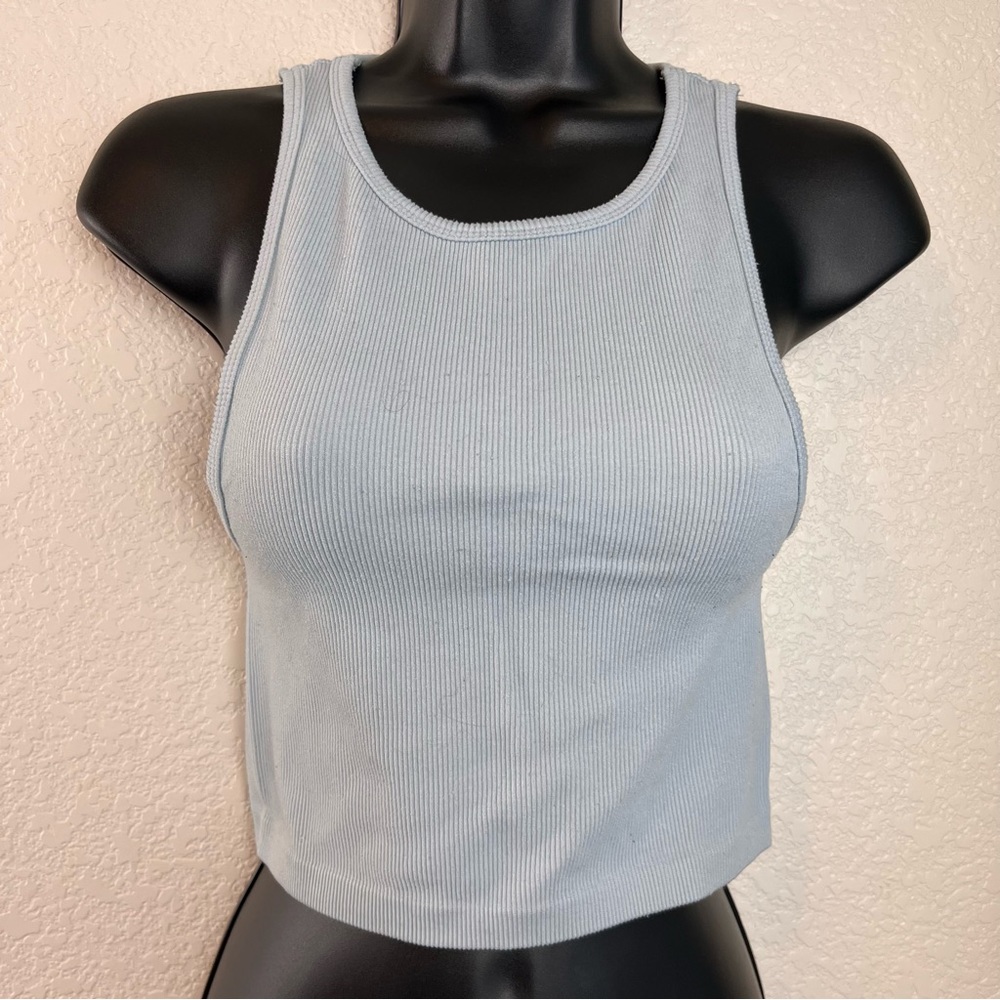 Blue H&M Cropped Tank Top 💕